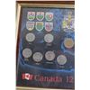 Image 2 : Canadian 125 Year Collector Coins in Frame - 12 1/2" x 10"