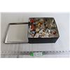 Image 1 : Assorted Pins in Tin Box