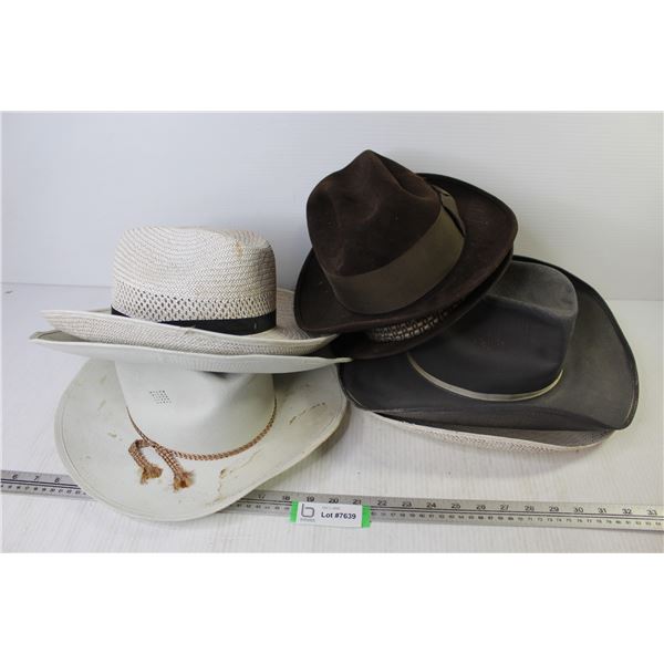 (7) Men's Hats (Stained)