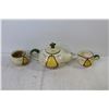 Image 3 : Morris Ceramic Tea Set (lid missing) - (2) Ceramic Souvenir Spoons