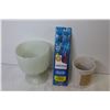 Image 2 : Large Strainer - Cutting Board - Cork Hot Pan Rest - Vase - Tooth Brushes - Cup