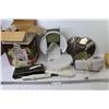 Image 1 : (2) Clicker Max Curling Irons (untested) - Kenmore 1000 Hair Dryer (working) - Kitchen Magician