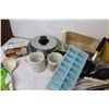 Image 3 : Assorted Kitchen Items- Foam Plates, Cups , Utensils - Misc