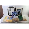 Image 1 : (2) Photo Frames - (3) Binders - File Holders - Wrapping Paper - Envelopes