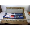 Image 1 : (2) Used Carpets (unknown length - dirty) - Hanging Folder Frames - Curtain Rod (28" new)