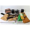 Image 1 : Labtech Speakers - Car warmer (runs) - Cables - Carpenters Pouch - Springer Tool Pouch - Trimmers