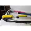 Image 2 : (2) Wind Shield Ice Scrapers - Brush w/Extendable - Squeegee w/Extendable Handle