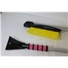 Image 8 : (2) Wind Shield Ice Scrapers - Brush w/Extendable - Squeegee w/Extendable Handle