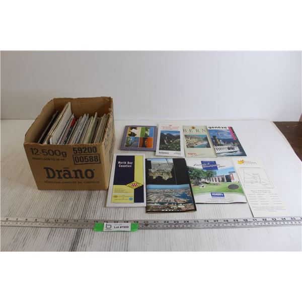 (25+) Assorted Road Maps/Pamphlets