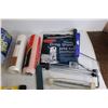 Image 4 : Painting Supplies - (2) Brushes, (2) Rollers, Wall Scraper, Misc.
