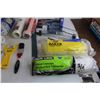 Image 5 : Painting Supplies - (2) Brushes, (2) Rollers, Wall Scraper, Misc.