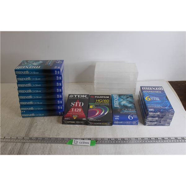 Maxwell Sealed Blank VHS Tapes