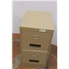 Image 1 : * 2-Drawer Metal Filing Cabinet - 15" x 18" x 28" Tall
