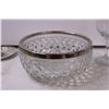 Image 8 : Polka Dot Salt and Pepper Set, Royal Albert "American Beauty" Cup and Saucer, + Misc. Glass Ware