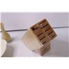 Image 2 : Hardwood Knife Block, Battery Guard and Misc.