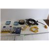 Image 1 : (10) Chandelier Bulbs, (2) Rolls of Tape, (3) Extension Cords