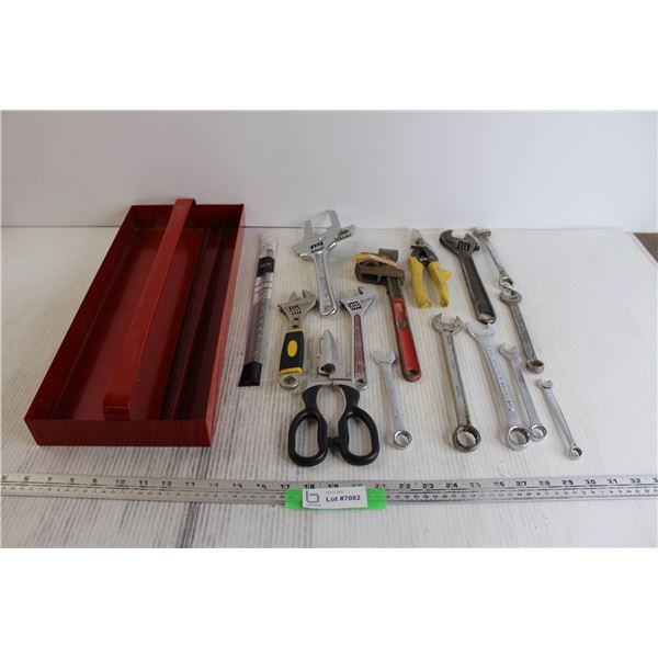 Toolbox, (11) Wrenches, Misc.