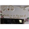 Image 2 : Hand Painted Mirror - 17 3/4" x 30"