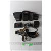 Image 1 : (3) Cameras, Cases and Misc. - Olympus Trip 35, Pentaxa