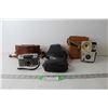 Image 1 : (2) Cameras, Cases and Accessories - Ansco, Olympus