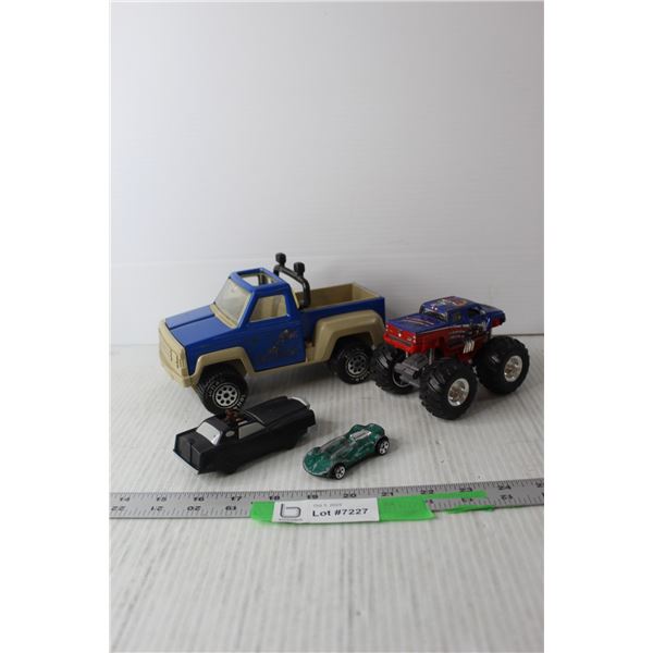 (4) Toy Cars