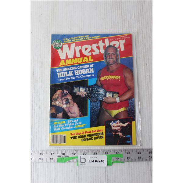 Vintage Wrestler Annual Magazine with Hulk Hogan