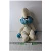Image 1 : Vintage Baby Smurf Stuffed Animal