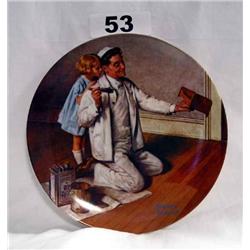Norman Rockwel Plate "The Painter" No. 3851.O