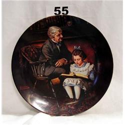 Norman Rockwell Plate "The Young Scholar" No.18219.B