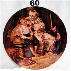 Norman Rockwell Plate "Sharing a Smile" No. A 8629