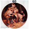 Image 1 : Norman Rockwell Plate "Sharing a Smile" No. A 8629