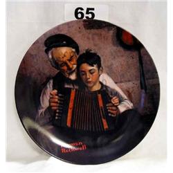 Norman Rockwell Plate "The Music Maker" No. 23830.AB