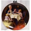 Image 1 : Norman Rockwell Plate "The Gourmet" 627.F