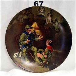 Norman Rockwell Plate "The Old Scout" No. 14856.B