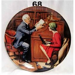 Norman Rockwell Plate "The Professor" No. 2370.H