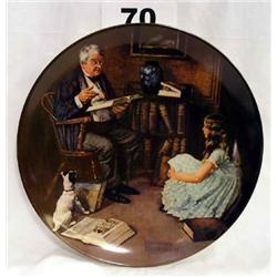 Norman Rockwell Plate "The Story Teller" No. W14010