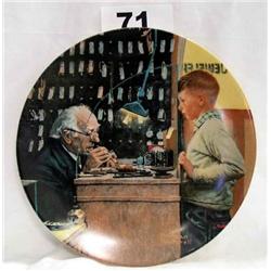Norman Rockwell Plate "The Jeweler" No. 7114.B