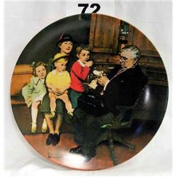 Norman Rockwell Plate "The Family Doctor" No. 3890.D