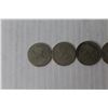 Image 2 : (5) Canadian George V Silver Quarters