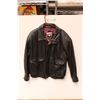 Image 1 : * Men's Vintage Leather Jacket - Size Large