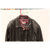 Image 3 : * Men's Vintage Leather Jacket - Size Large