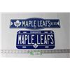 Image 1 : NHL Toronto Maple Leafs Street Sign and License Plate
