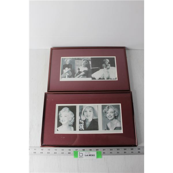 (2) Framed Photos of Marilyn Monroe