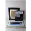 Image 1 : Framed Art, Photo Frame and Large Garment Bag