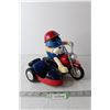 Image 1 : Blue M&M on Motorcycle Figurine