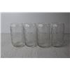 Image 4 : (4) Glass Coca Cola Can Cups