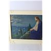 Image 3 : Framed Painting of Jesus - 14" x 17"