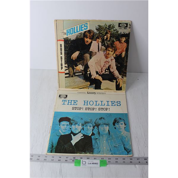 (2) Vintage Vinyl The Hollies Records (Scratched)