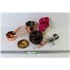 Image 1 : Copper Measuring Cups - Ceramic Apple - Ice Cream Scoop - Cups