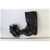 Image 1 : Taxi Leather Boots (size 37) - Nautical Short Leather Boots (looks like a size 38)